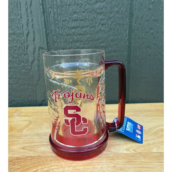 NWT SC Trojans Officially Licensed Freezer Beer Mug Baseball Football Basketball - Picture 3 of 8